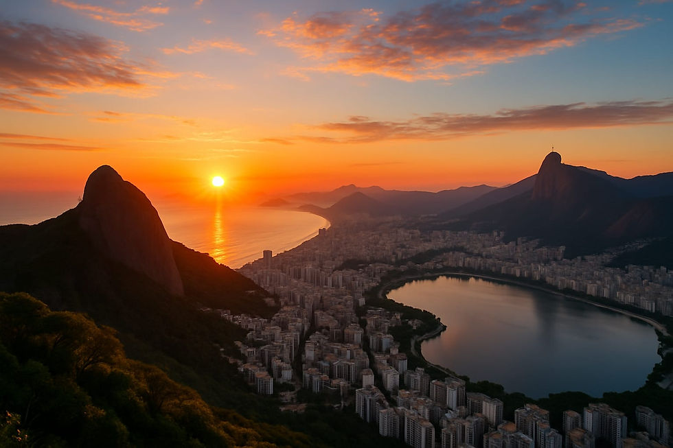 Nascer do Sol Morro Dois Irmãos