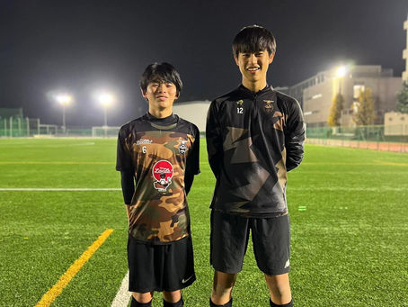 ナショナルトレセンU-14&13 2名参加