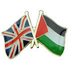 British/Palestine enamel badge. Approx 1" across. Also available as England/Palestine version. Pin and butterfly attachment. Just £5.00.