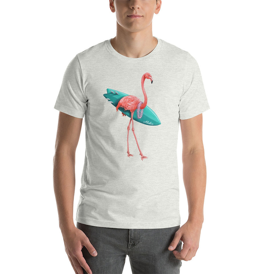 Surfing Flamingo T-shirt