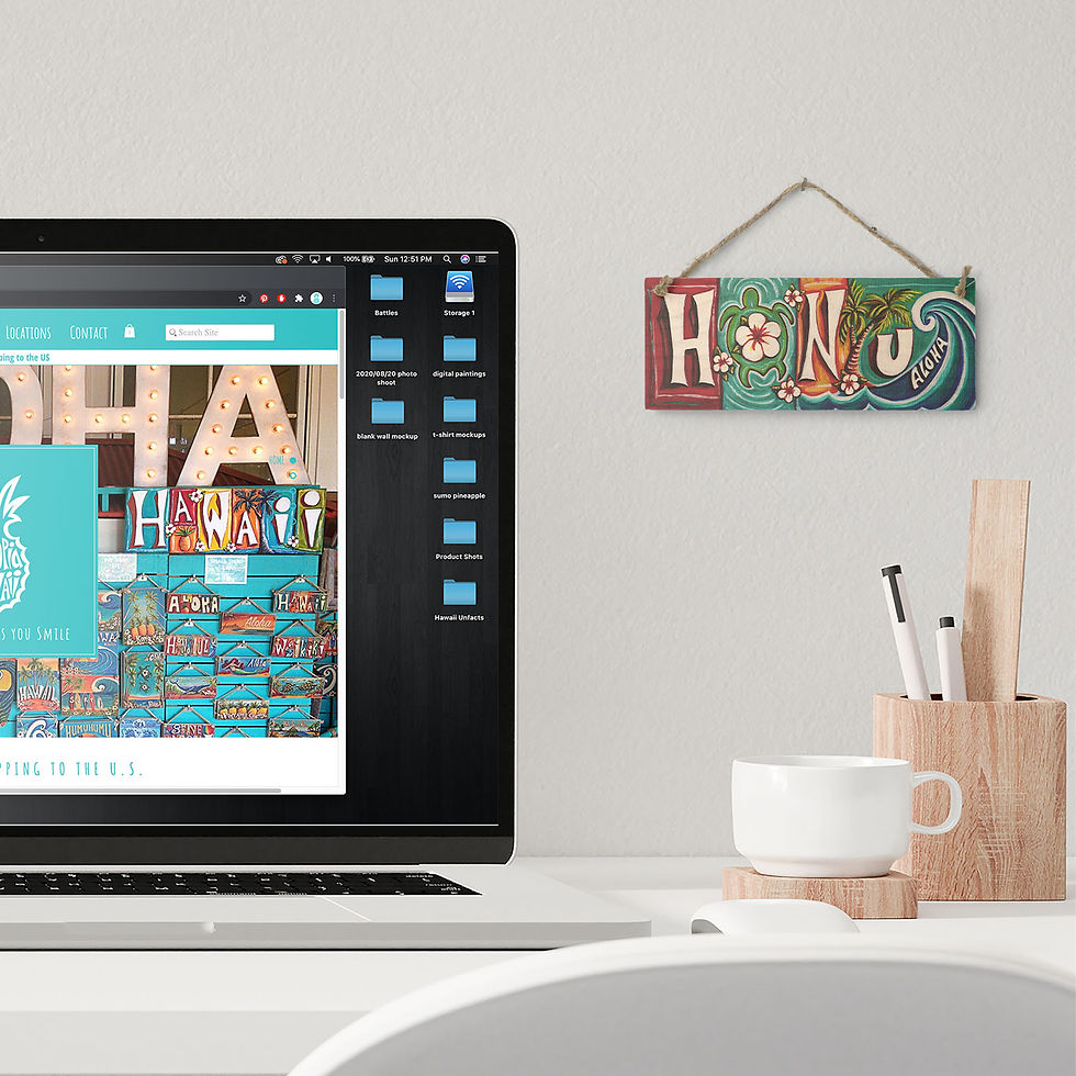 Thumbnail: Small Honu Sign