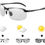 Thumbnail: Polarized Photochromic Sunglasses Men UV400 Driving Transition Lens Glasses