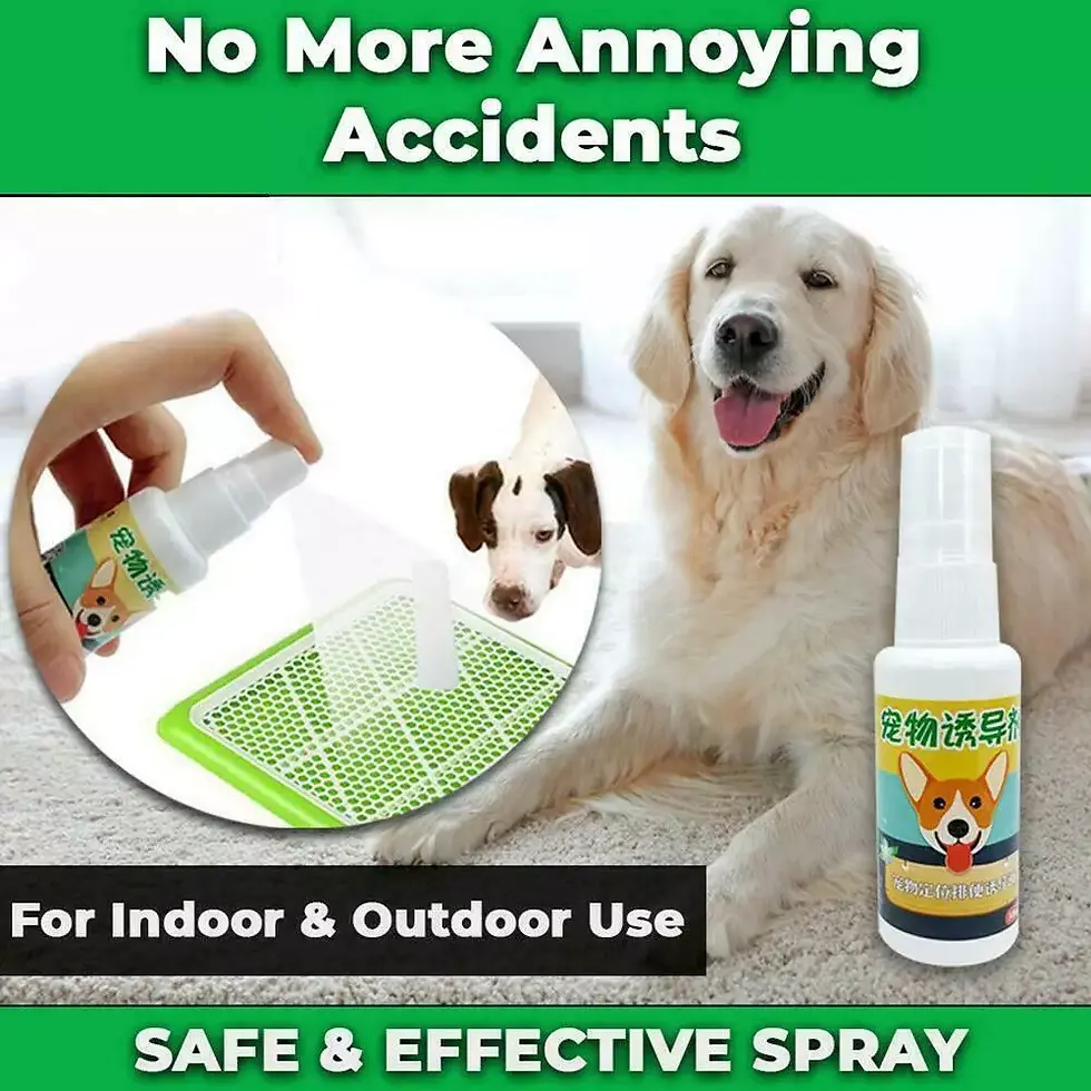 Thumbnail: 30ml Safety Dog Puppy Toilet Training Spray Pet Potty Cat Pads Aid Pee V1M4