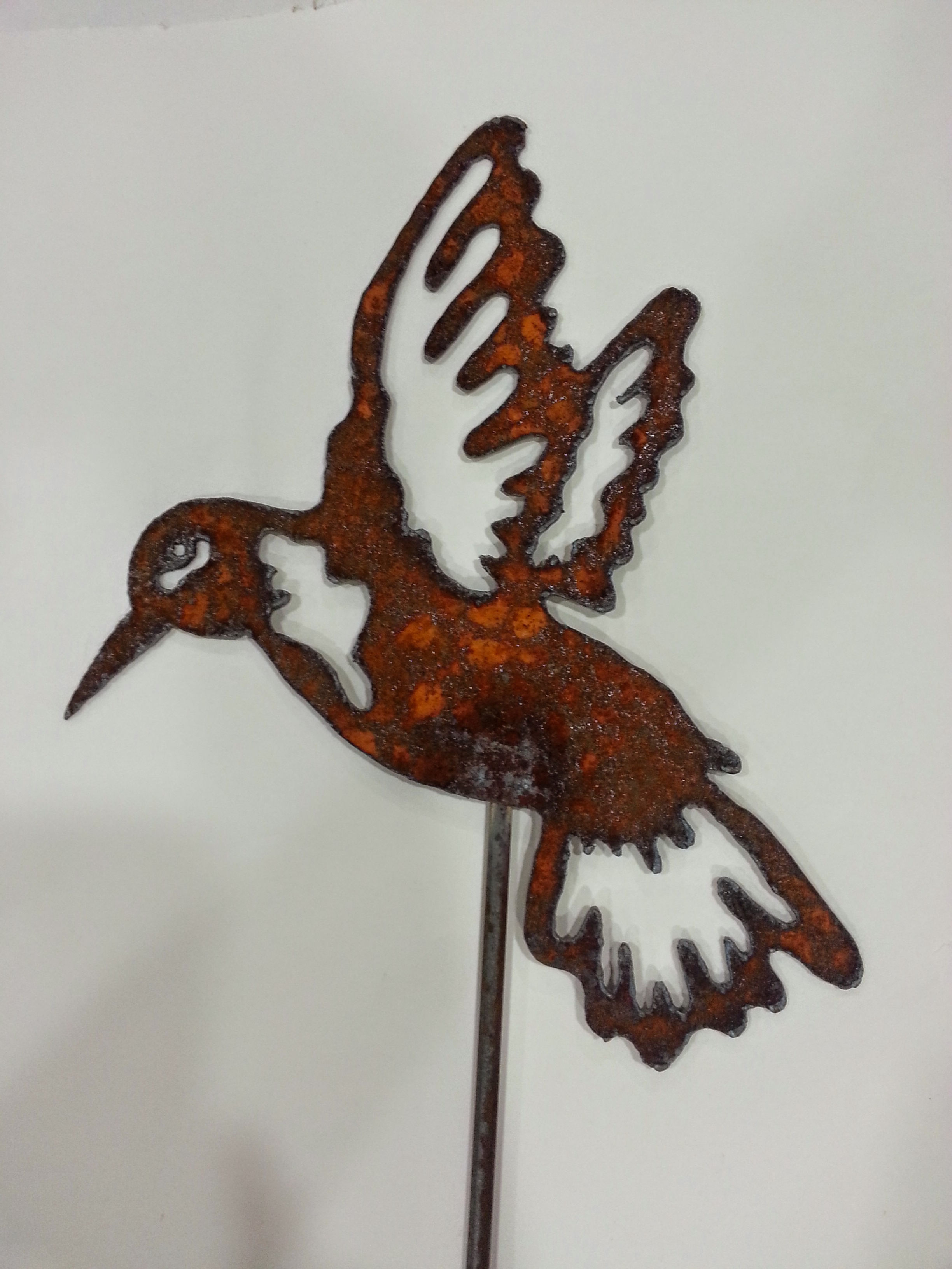 Hummingbird Garden Stake