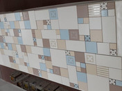 חיפוי בגובה 40 ס"מ למטבח כפרי