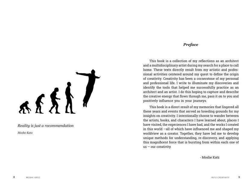 Moshe Katz into creativity book