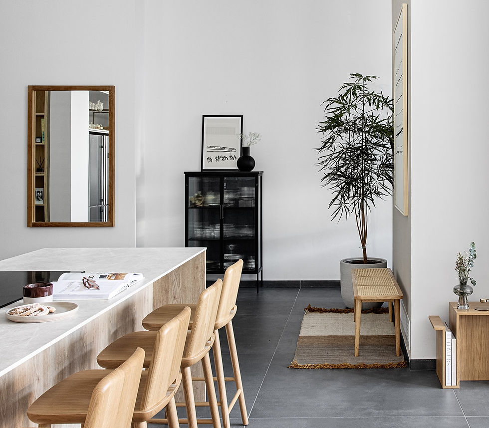 עיצוב דירת גן בהרצליה