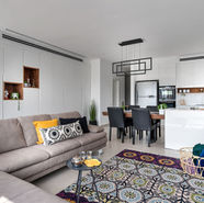 תכנון ועיצוב דירת קבלן בקרית אונו - אוסי כץ דגן