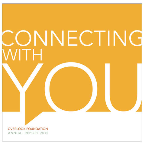 Professional annual report design for Overlook Foundation