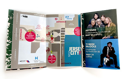 graphic design for jersey city jazz festival
