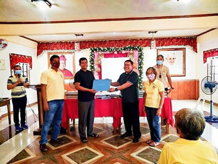 Parish Turn over at Tabgon Caramoan