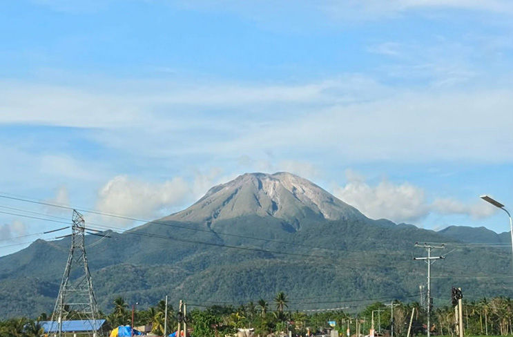 BENEATH THE QUIET PEAK Though standing serene against the sky, Mount Bulusan is showing signs of unrest. Over the past three days, 528 volcanic earthquakes were recorded beneath the volcano, most of them caused by rocks breaking deep underground about five kilometers below the surface, according to Phivolcs. The heightened seismic activity serves as a reminder that one of the country’s most active volcanoes remains restless beneath its tranquil facade. Photo courtesy of PIA/Ernie Delgado