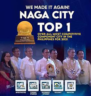 Naga is the country’s most competitive component city
