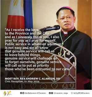 LGU Naga, CamSur officials welcome Caceres’ 5th archbishop