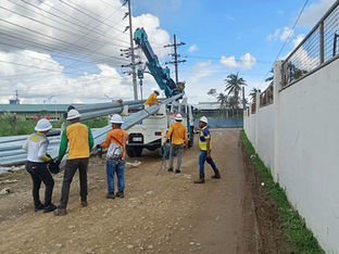 Masbate power transmission lines emerge stronger after typhoon Opong