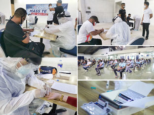 Regular mass testing for COVID-19 starts in CamSur