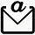 email icon black and white_