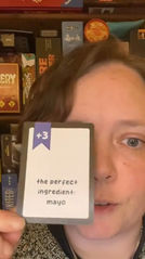 Close-up of STEERY story prompt card with creative scenario