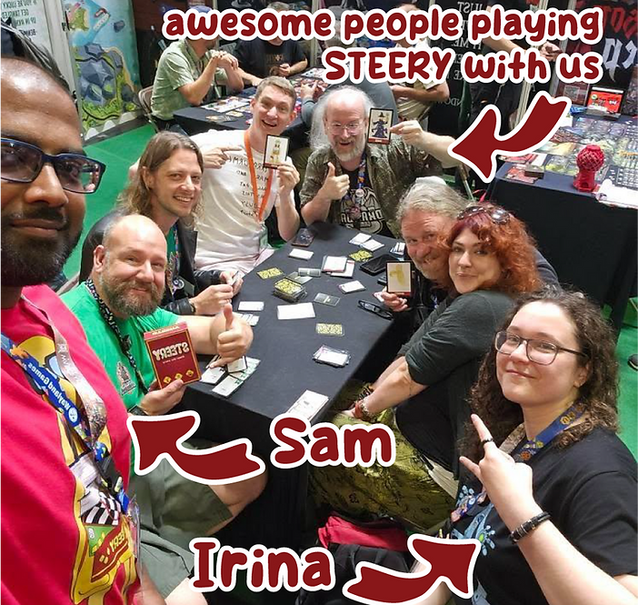 STEERY creators playing STEERY with their biggest fans