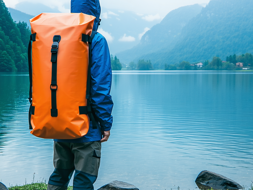 Plecak wodoodporny - wpływ temperatury na wodoodporność plecaka  testowanego w saunie i zamrażarce 