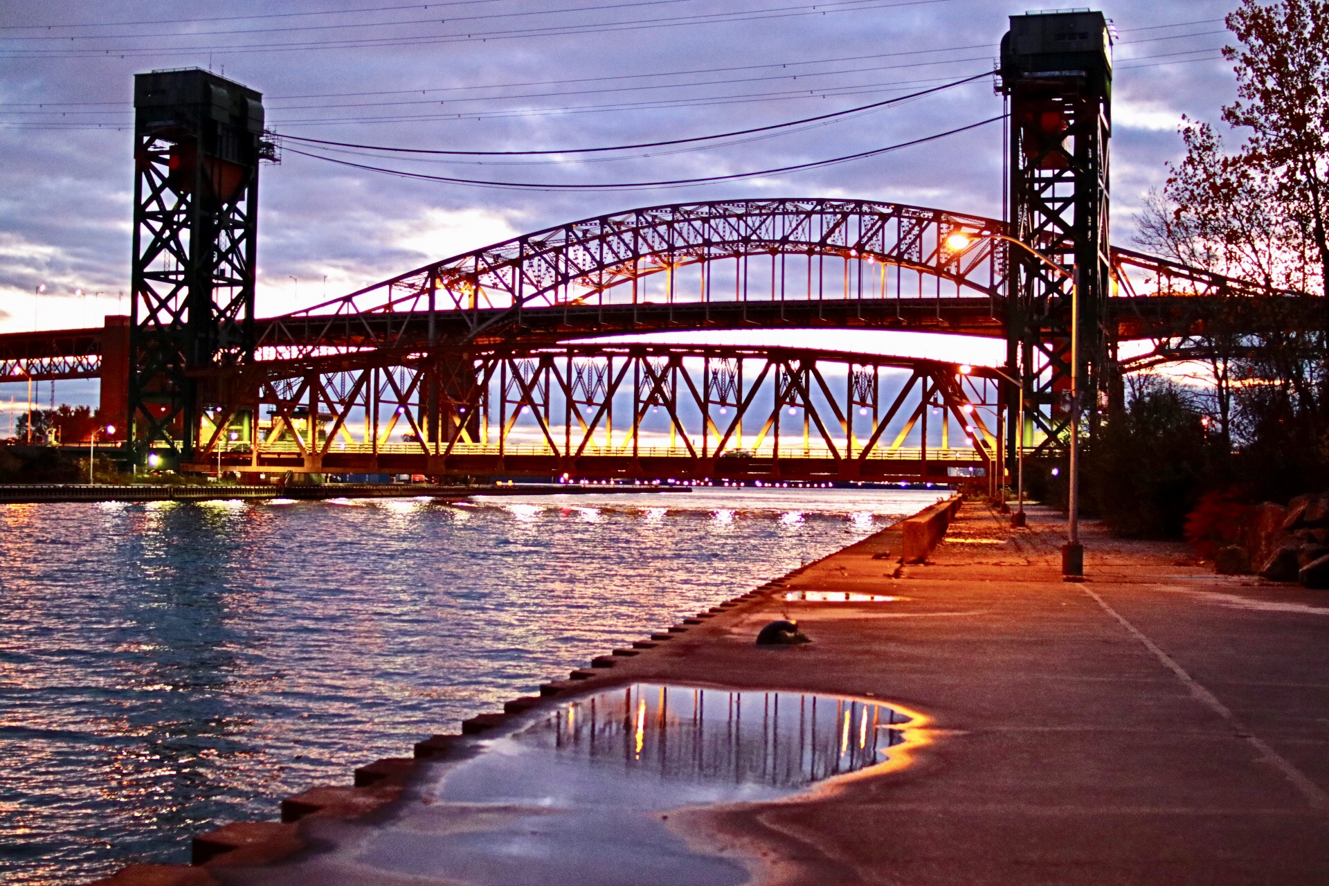 Bridge in sunset - MK Video Photo