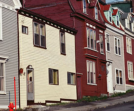 Colorful Row Houses