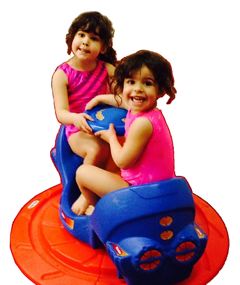 little girls playing together