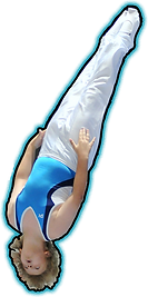 gymnast doing full