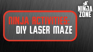 Ninja Activities: DIY Laser Maze