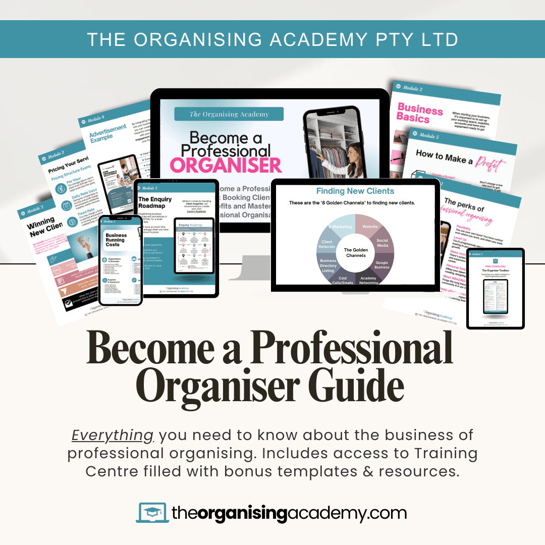 How To Become a Professional Organiser