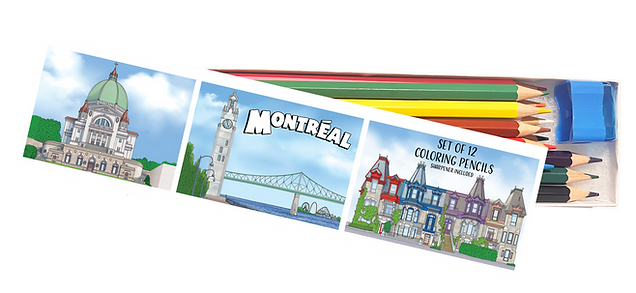 Montréal Coloring Pencil Set