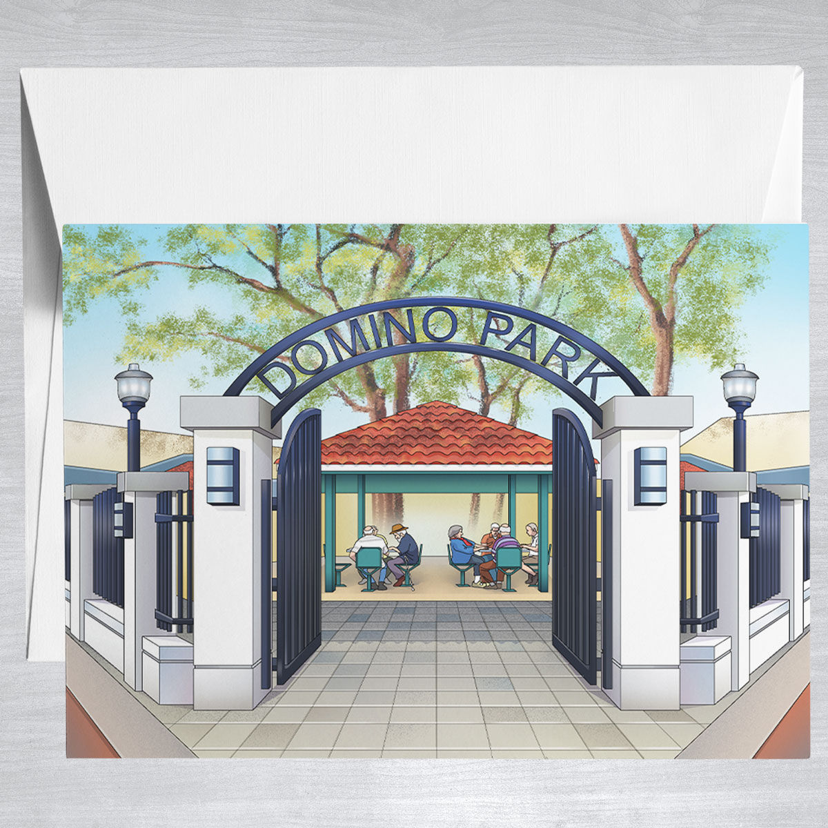 Domino Park Notecard