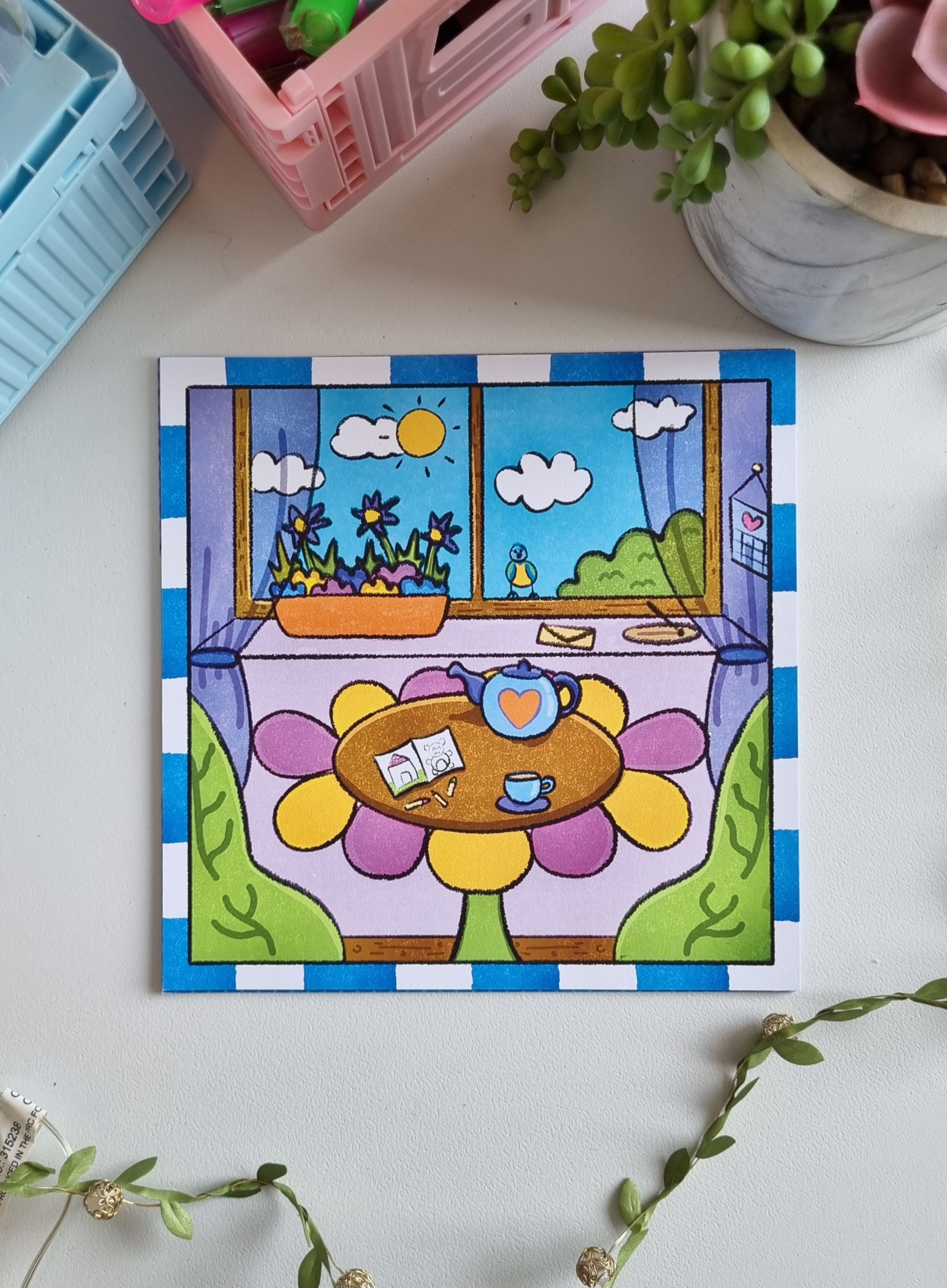 Sunny Kitchen Art Print