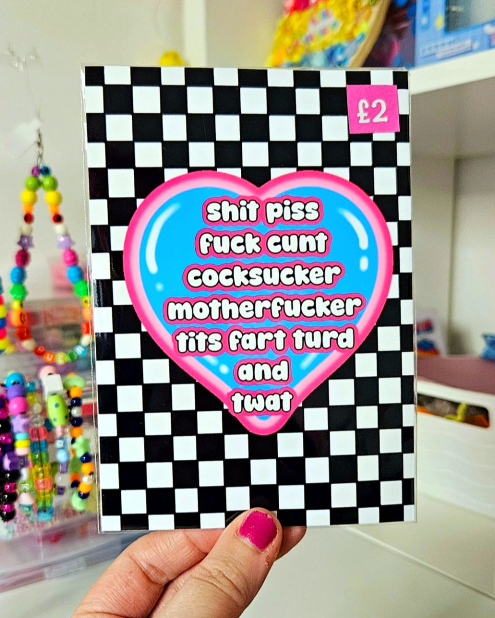 Blink 182 Lyrics Mini Print