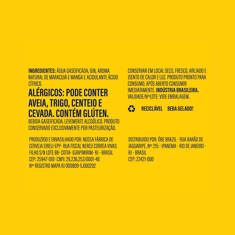 Miniatura: Pack Todos Sabores Ôbe - drink francês 🇫🇷 de gin 269ml (4 unidades)