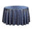 Thumbnail: Linen Jacquard 120" Round Navy/Cooper