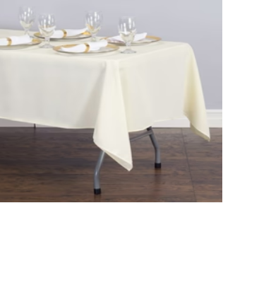 Thumbnail: Linen Poly Spun 54"X120" Rect. Ivory301