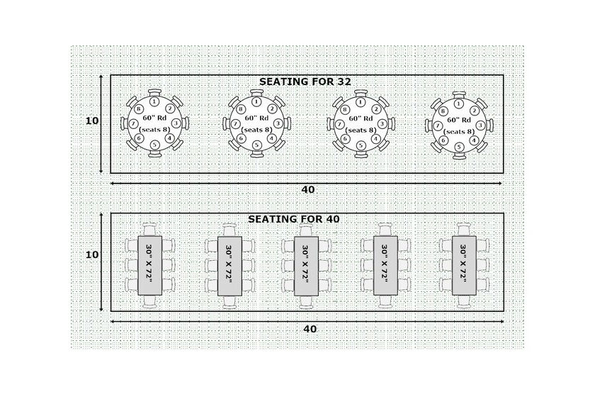 Thumbnail: Tent  10'X40' White Top (Frame Tent)