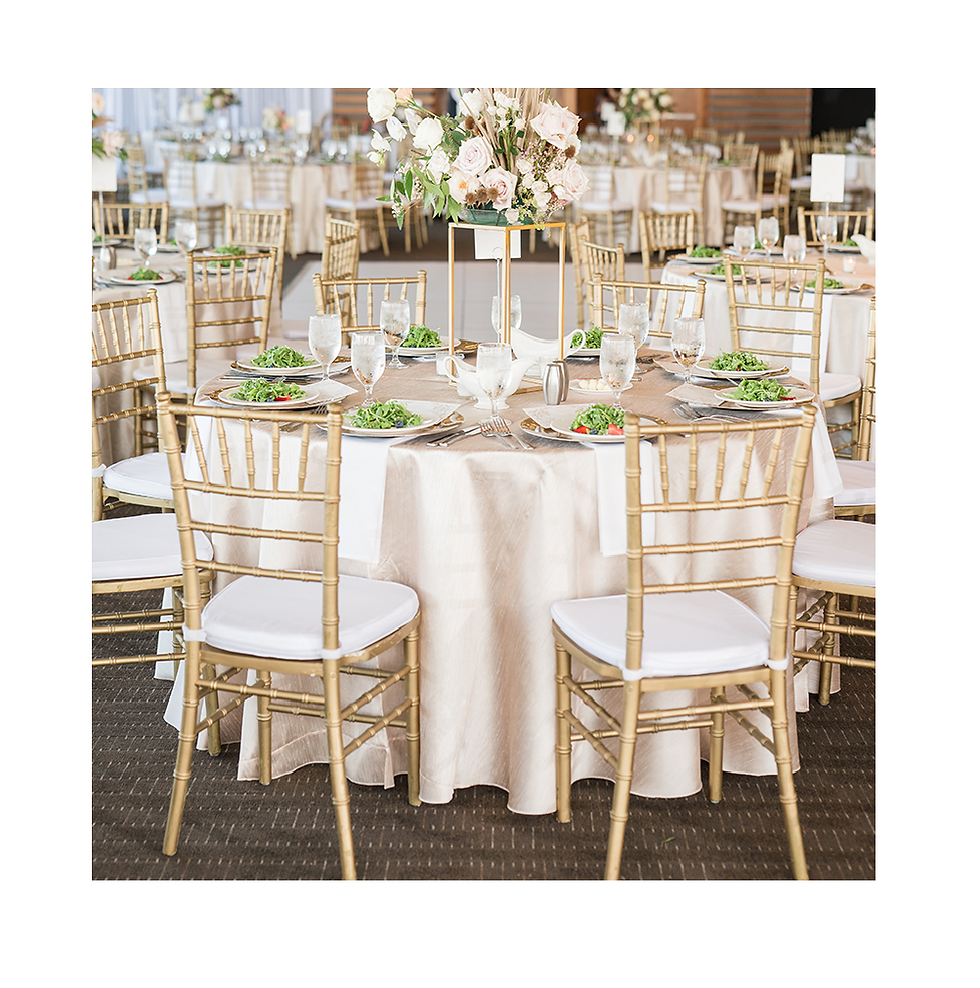 Thumbnail: Chair. Chiavari Gold W/ Blush Cushion