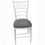 Thumbnail: Chair. Chiavari White W/ Charcoal Gray Cushion
