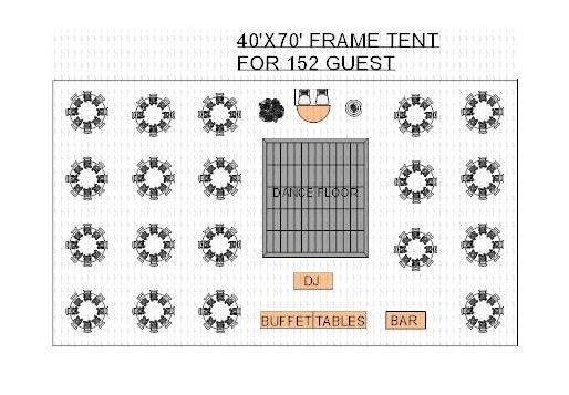 Thumbnail: Tent 40' X 70' *Clear Top* (Frame Tent)