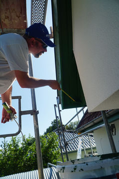 Dachkastenanstrich mit Famoos