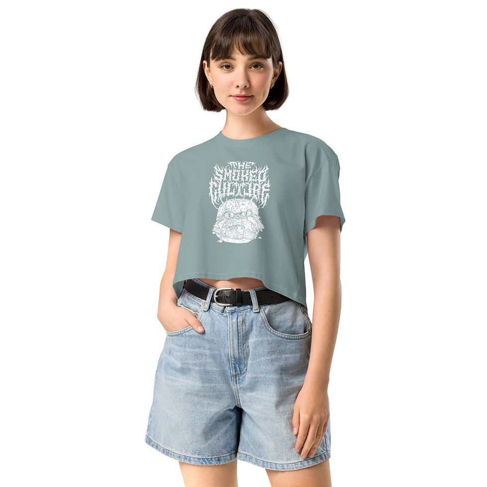 Thumbnail: Women's Death Metal Monster Crop Top 