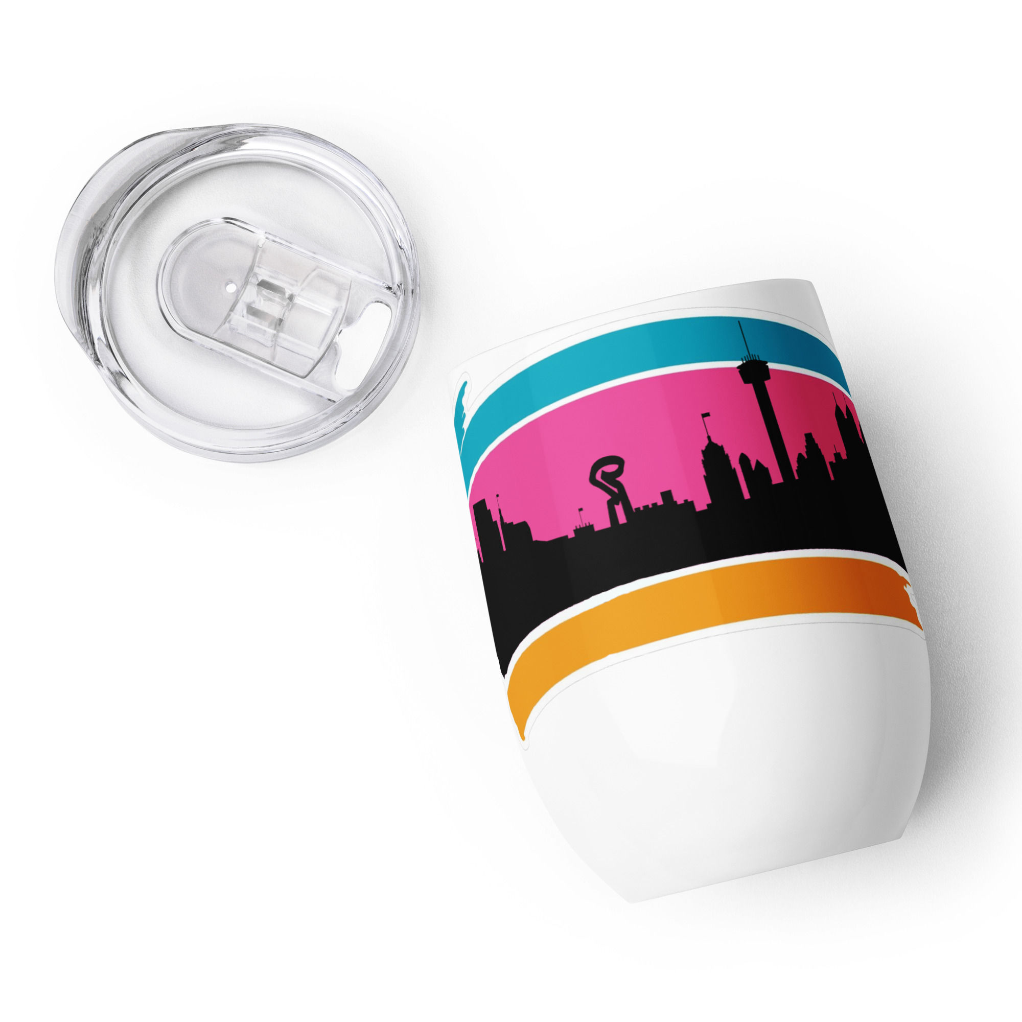 SATX Skyline Wine tumbler