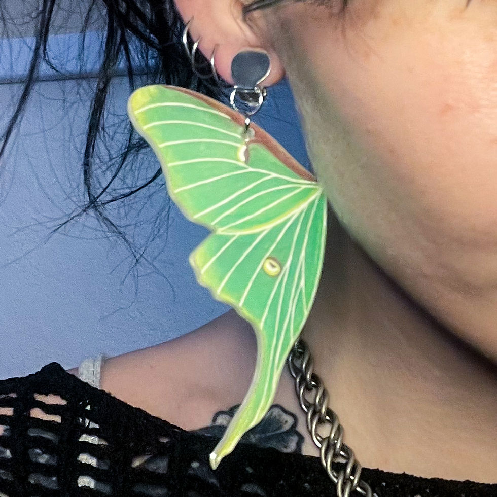 Miniaturbild: Luna Motten Ohrringe