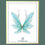 Thumbnail: Teal Fairy Wing Earrings