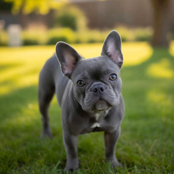 Small & compact
Blue French Bulldog