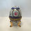 Thumbnail: K5086 Trinket porcelain roze bloemen en blauwe rand