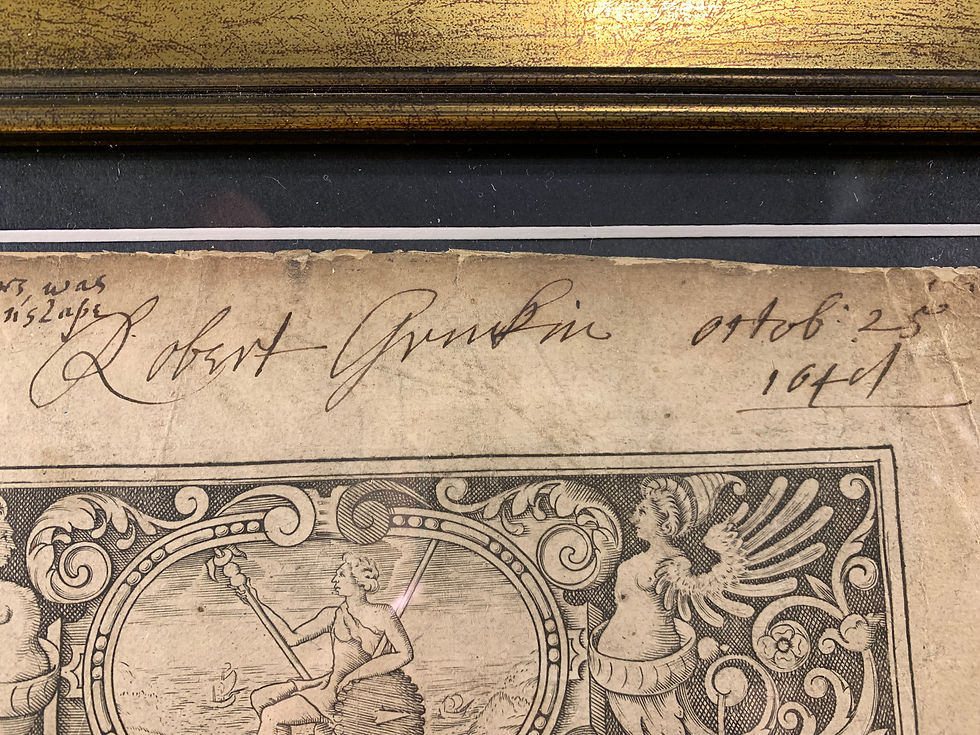 Thumbnail: Original Title page to William Camdens "Britannia" 1607.