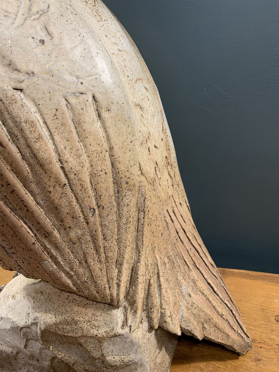 Thumbnail: Life Size Ceramic Painted Eagle